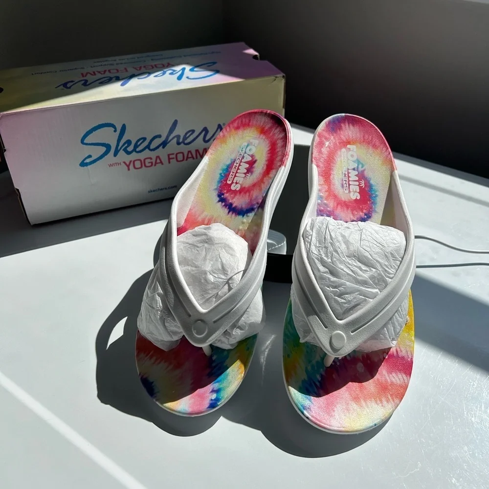 Skechers Sandal Comfort Shoe Sandal WM Size 10 Yoga Foam Flip Flop Sandal New